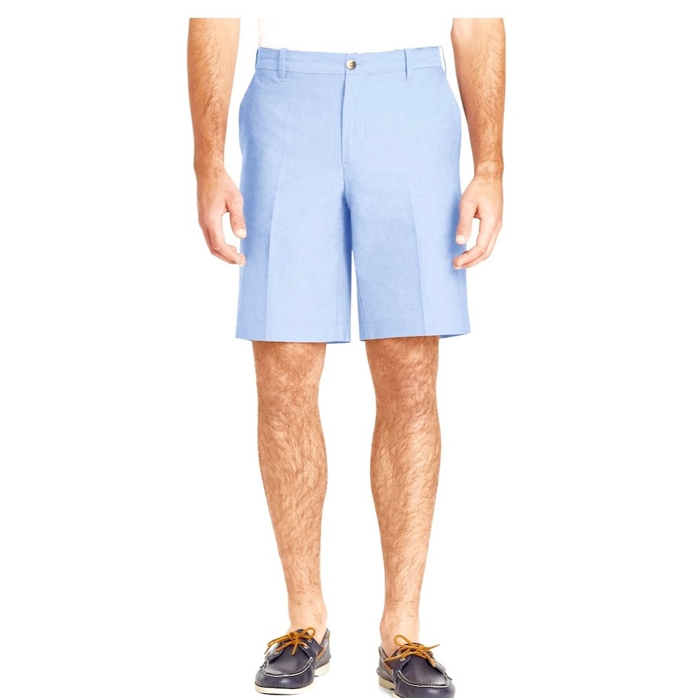 IZOD Newport Classic Fit Oxford Stretch Shorts 42